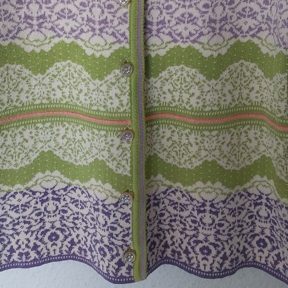 Oleana of Norway Vintage Silk and Merino Wool Blend Cardigan - Picture 8 of 8